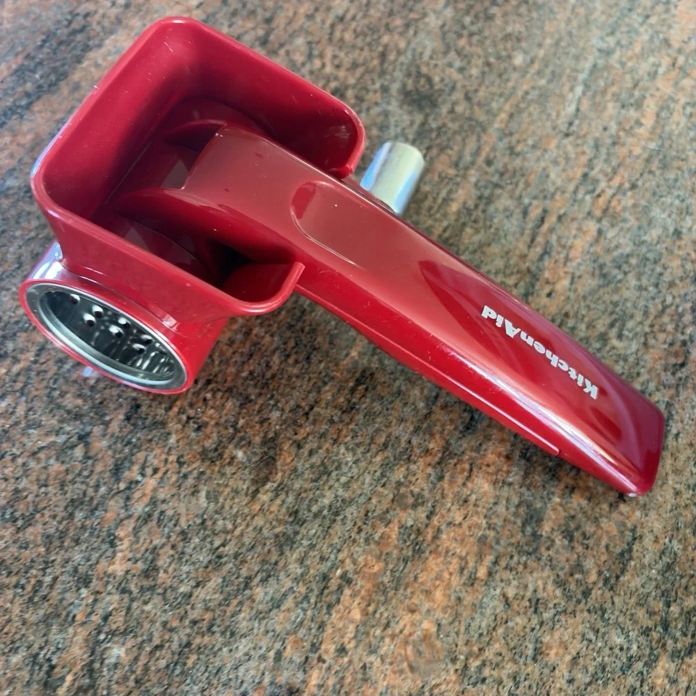 KitchenAid Rotary Grater Red New  Ideal for Cheeses Nuts & Chocolate